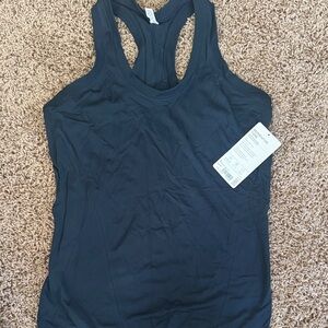 Athleta Navy Racerback Tank Top